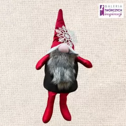 Czerwony Mikołajek (8) - Lalka tekstylna 48 cm